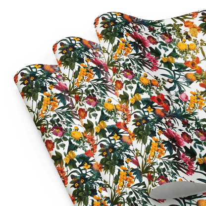 "Kyra" Tropical Flowers Wrapping Paper - Polychrome Goods 🍊