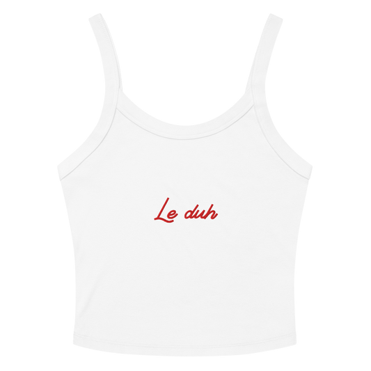 Le Duh Embroidered Tank Top - Polychrome Goods 🍊