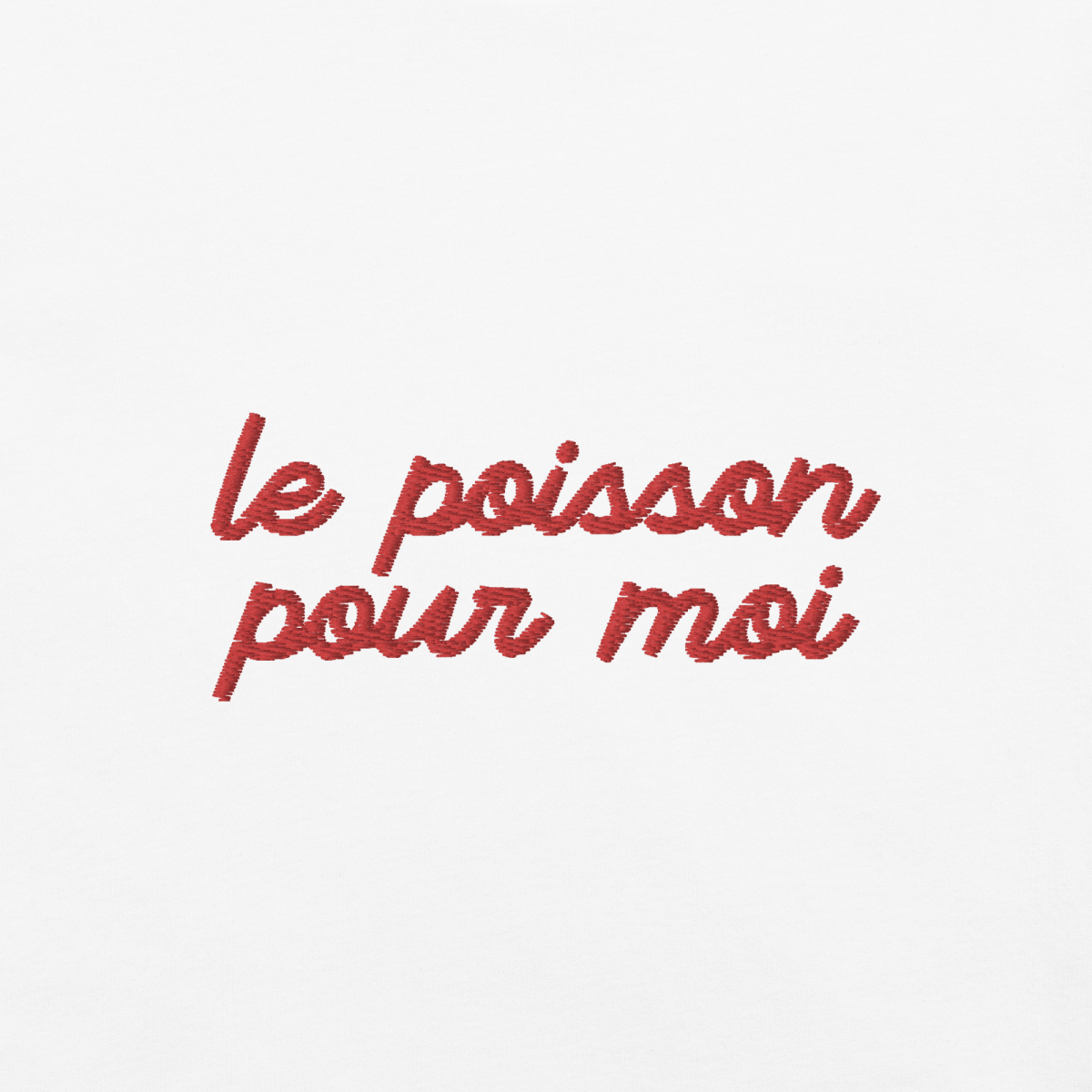 Le Poisson Pour Moi Embroidered Shirt - Polychrome Goods 🍊