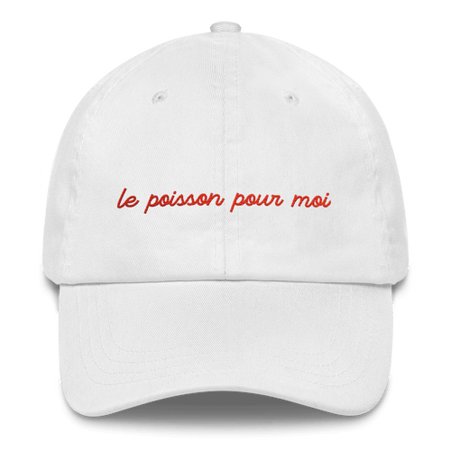 Le Poisson Pour Moi Gradient Embroidered Hat