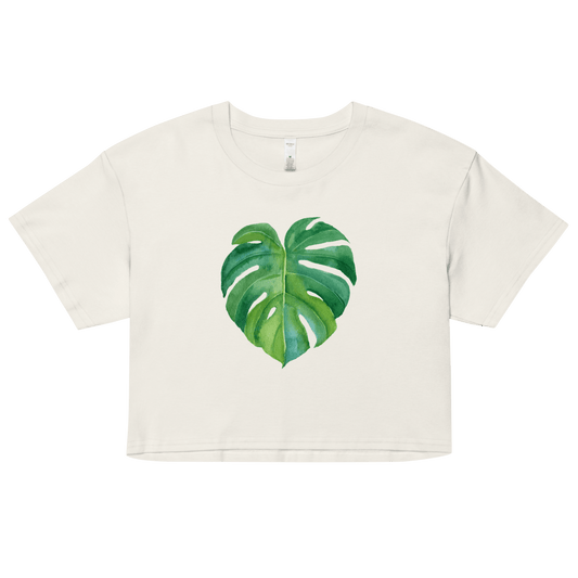 Leafy Monstera Crop Top - Polychrome Goods 🍊