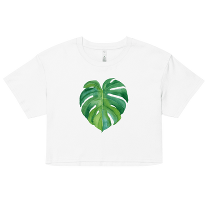 Leafy Monstera Crop Top - Polychrome Goods 🍊