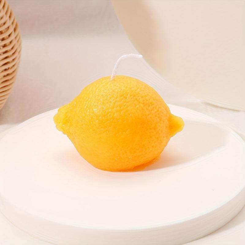 Lemon Candle Polychrome Goods