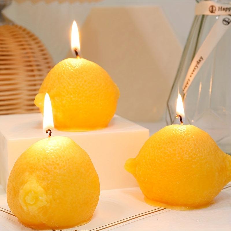 Lemon Candle Polychrome Goods