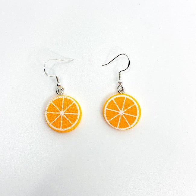 Lemony Orange Earrings - Polychrome Goods 🍊