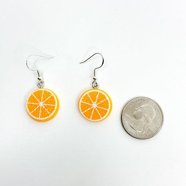 Lemony Orange Earrings - Polychrome Goods 🍊