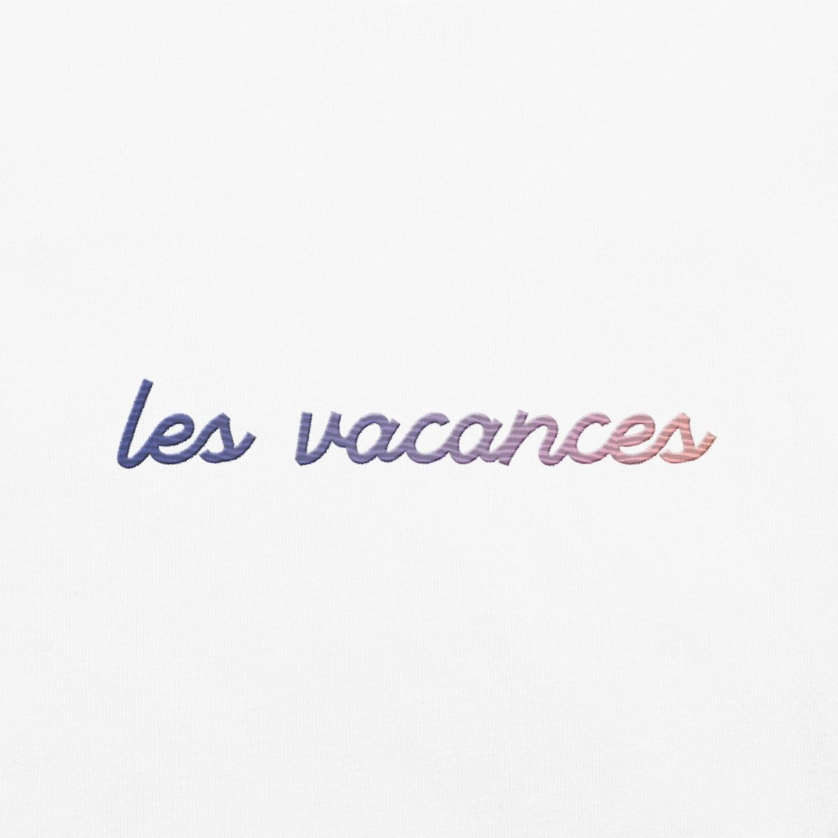 Les Vacances Gradient Embroidered Shirt - Polychrome Goods 🍊