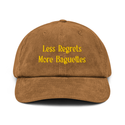 Less Regrets, More Baguettes Embroidered Hat - Polychrome Goods