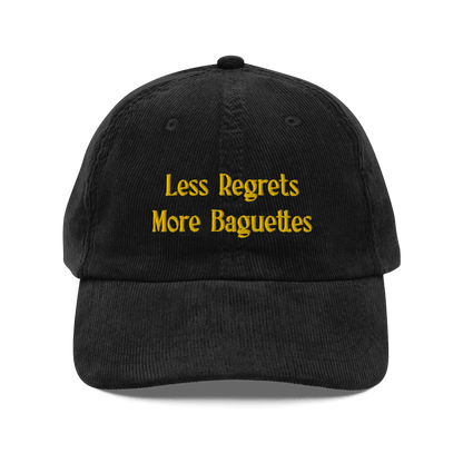 Less Regrets, More Baguettes Embroidered Hat - Polychrome Goods 🍊