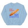 Less Regrets, More Baguettes Sweatshirt - Polychrome Goods 🍊