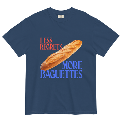 Less Regrets, More Baguettes 🥖 T-Shirt - Polychrome Goods 🍊