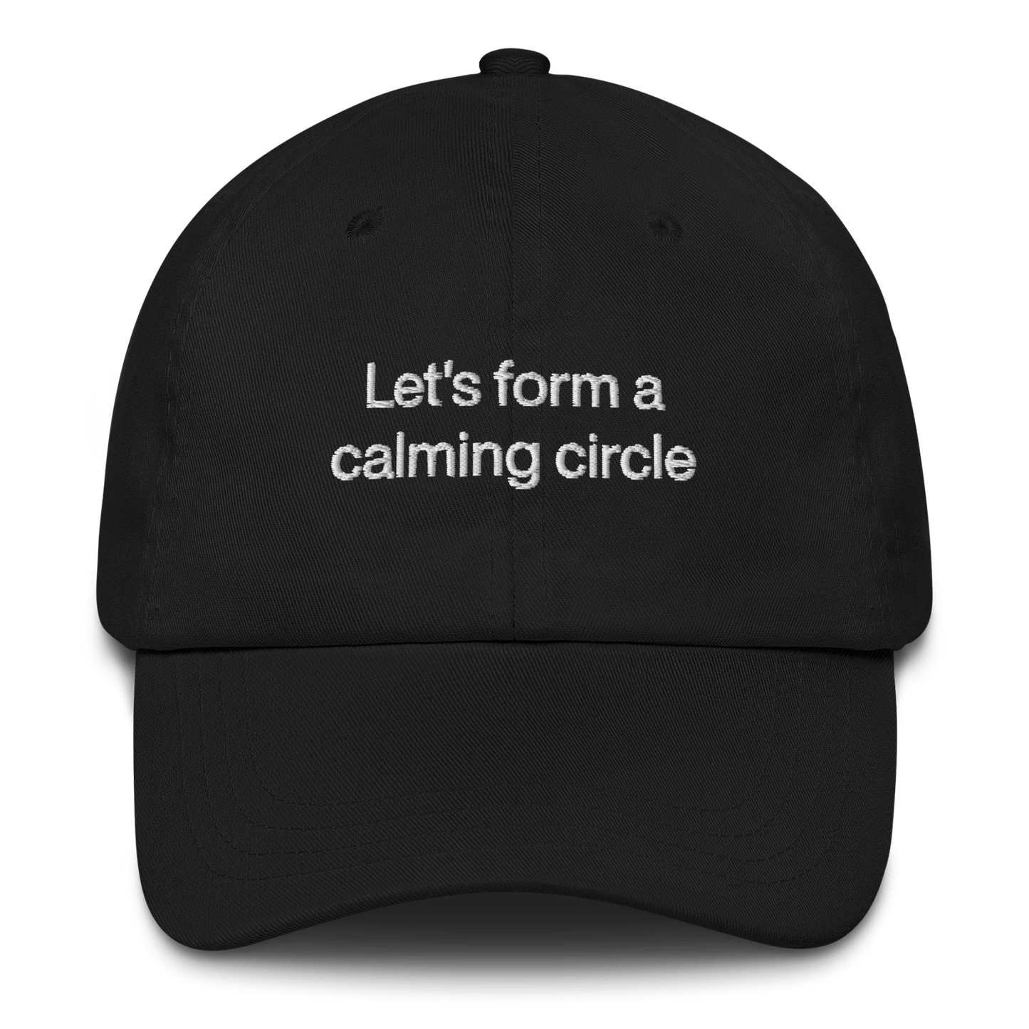Let's Form A Calming Circle Embroidered Hat | Hocus Pocus - Polychrome Goods