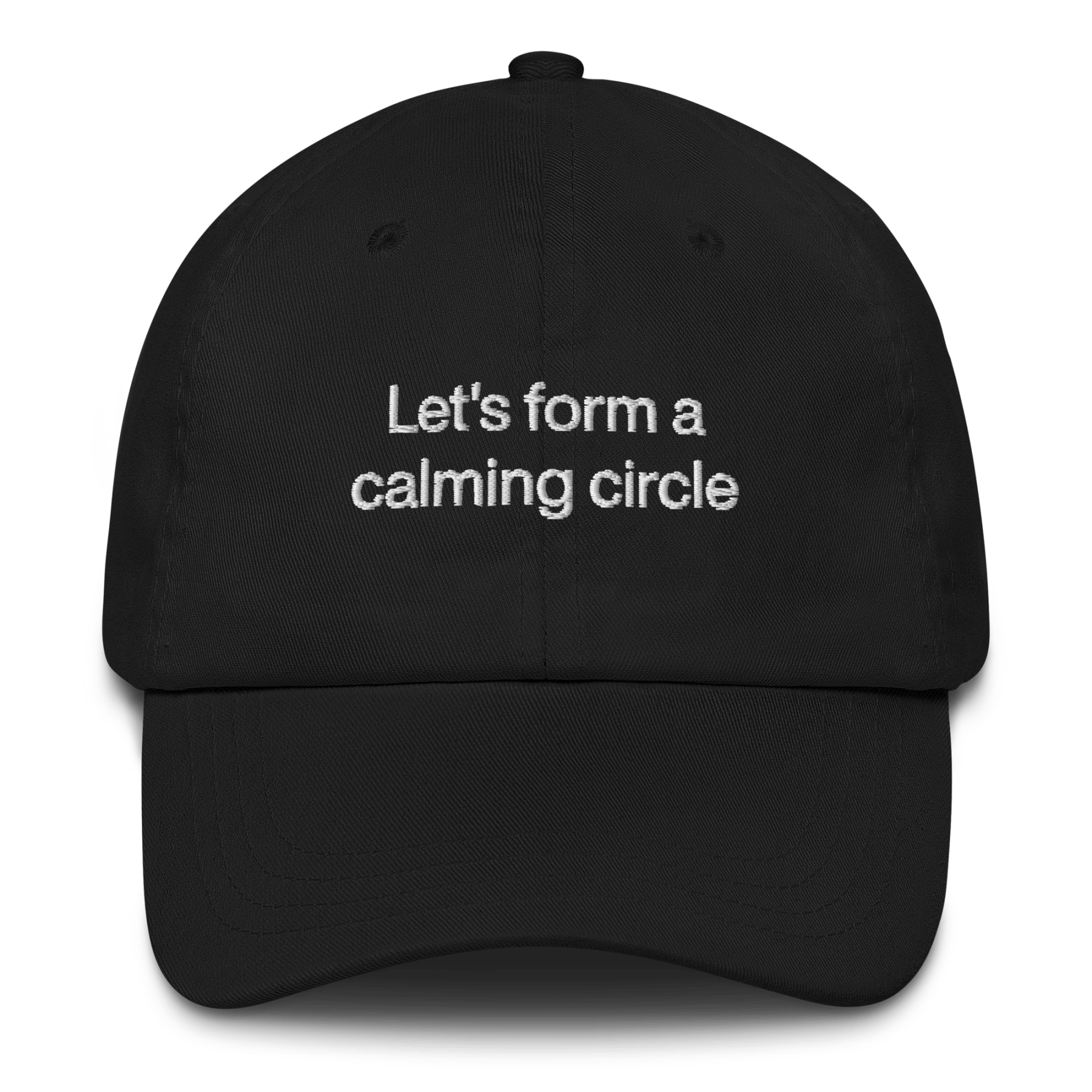 Let's Form A Calming Circle Embroidered Hat | Hocus Pocus - Polychrome Goods