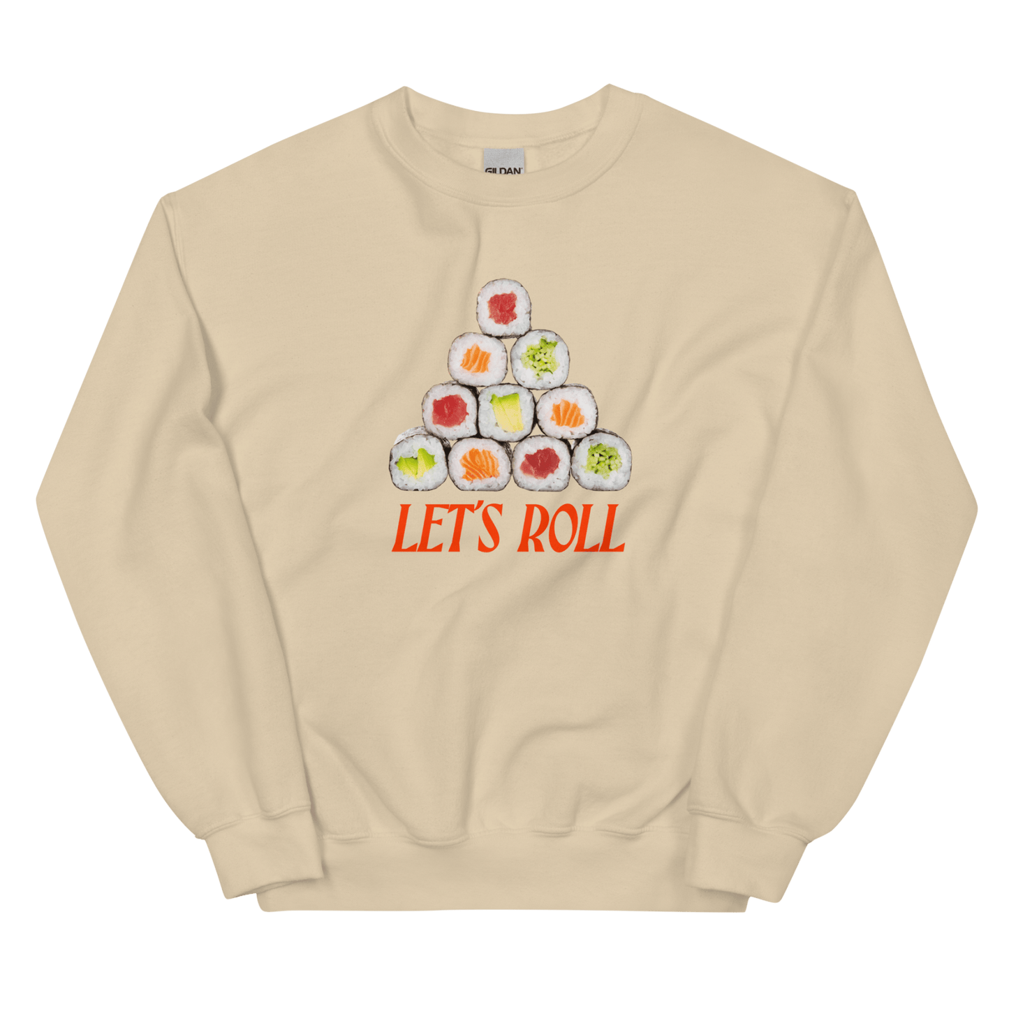 Let's Roll Sushi Sweatshirt 🍣🤘 - Polychrome Goods 🍊