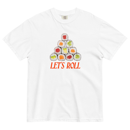 Let's Roll Sushi T-Shirt 🍣🤘 - Polychrome Goods 🍊