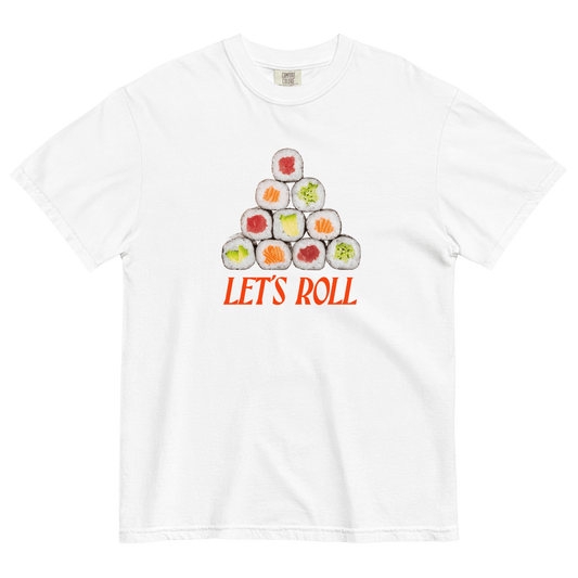 Let's Roll Sushi T-Shirt 🍣🤘 - Polychrome Goods 🍊