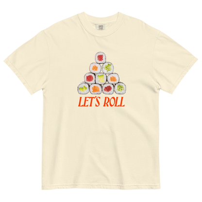 Let's Roll Sushi T-Shirt 🍣🤘 - Polychrome Goods 🍊