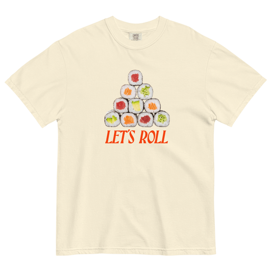 Let's Roll Sushi T-Shirt 🍣🤘 - Polychrome Goods 🍊
