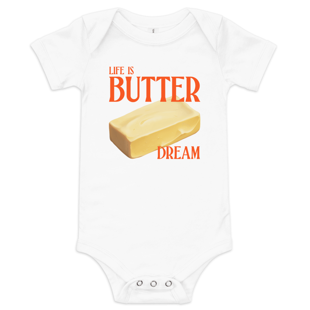 Life Is Butter Dream Baby Onesie - Polychrome Goods 🍊