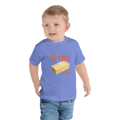 Life Is Butter Dream Toddler Short Sleeve Tee - Polychrome Goods 🍊