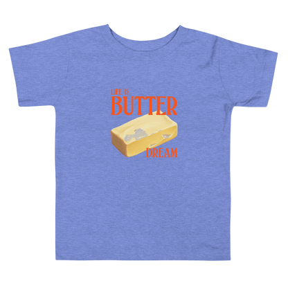 Life Is Butter Dream Toddler Short Sleeve Tee - Polychrome Goods 🍊