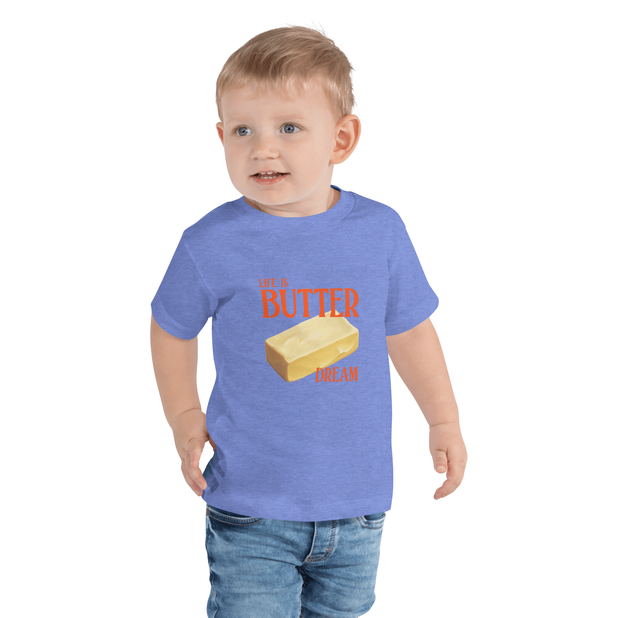 Life Is Butter Dream Toddler Short Sleeve Tee - Polychrome Goods 🍊