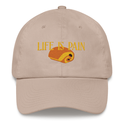 Life is Pain (au chocolat) Embroidered Hat - Polychrome Goods 🍊