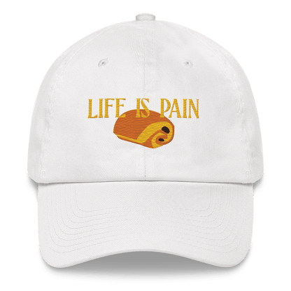 Life is Pain (au chocolat) Embroidered Hat - Polychrome Goods 🍊