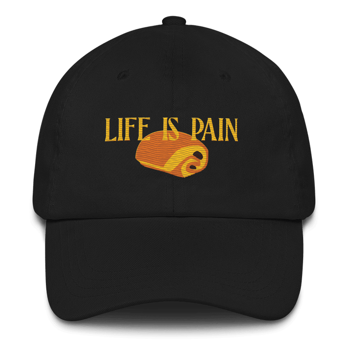 Life is Pain (au chocolat) Embroidered Hat – Polychrome Goods