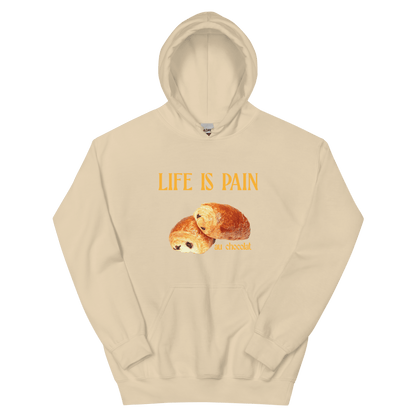 Life is Pain (au chocolat) Hoodie - Polychrome Goods 🍊