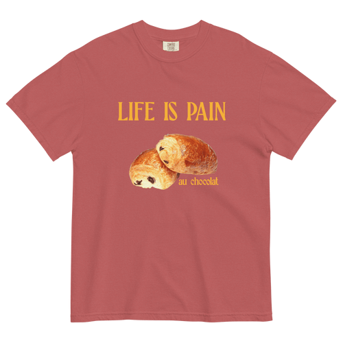 T-shirt La vie est douleur (au chocolat)