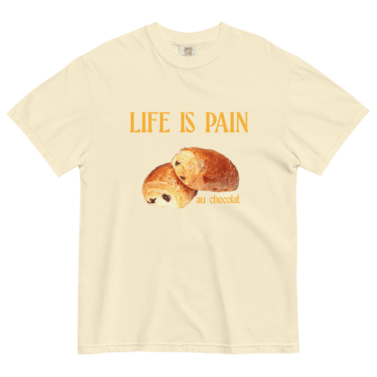 Life is Pain (au chocolat) T-shirt - Polychrome Goods 🍊