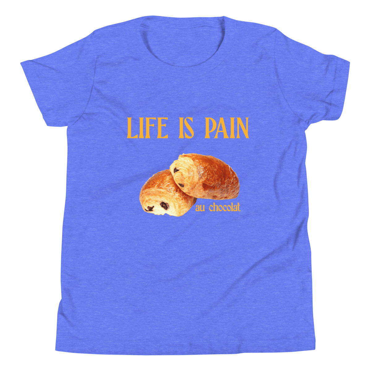 Life Is Pain (au Chocolat) Youth T-Shirt - Polychrome Goods 🍊