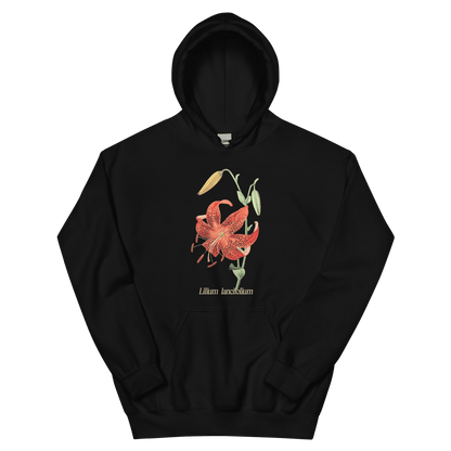 Lilium Lancifolium Tiger Lily Flower Hoodie - Polychrome Goods 🍊