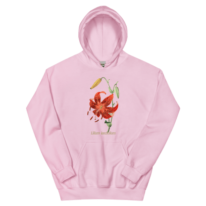 Lilium Lancifolium Tiger Lily Flower Hoodie - Polychrome Goods 🍊