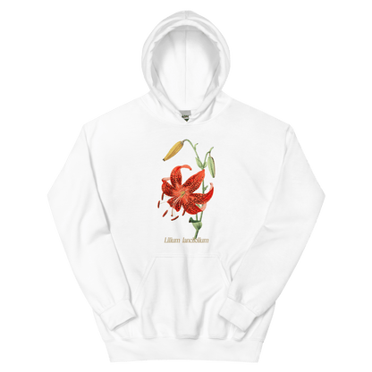 Lilium Lancifolium Tiger Lily Flower Hoodie - Polychrome Goods 🍊