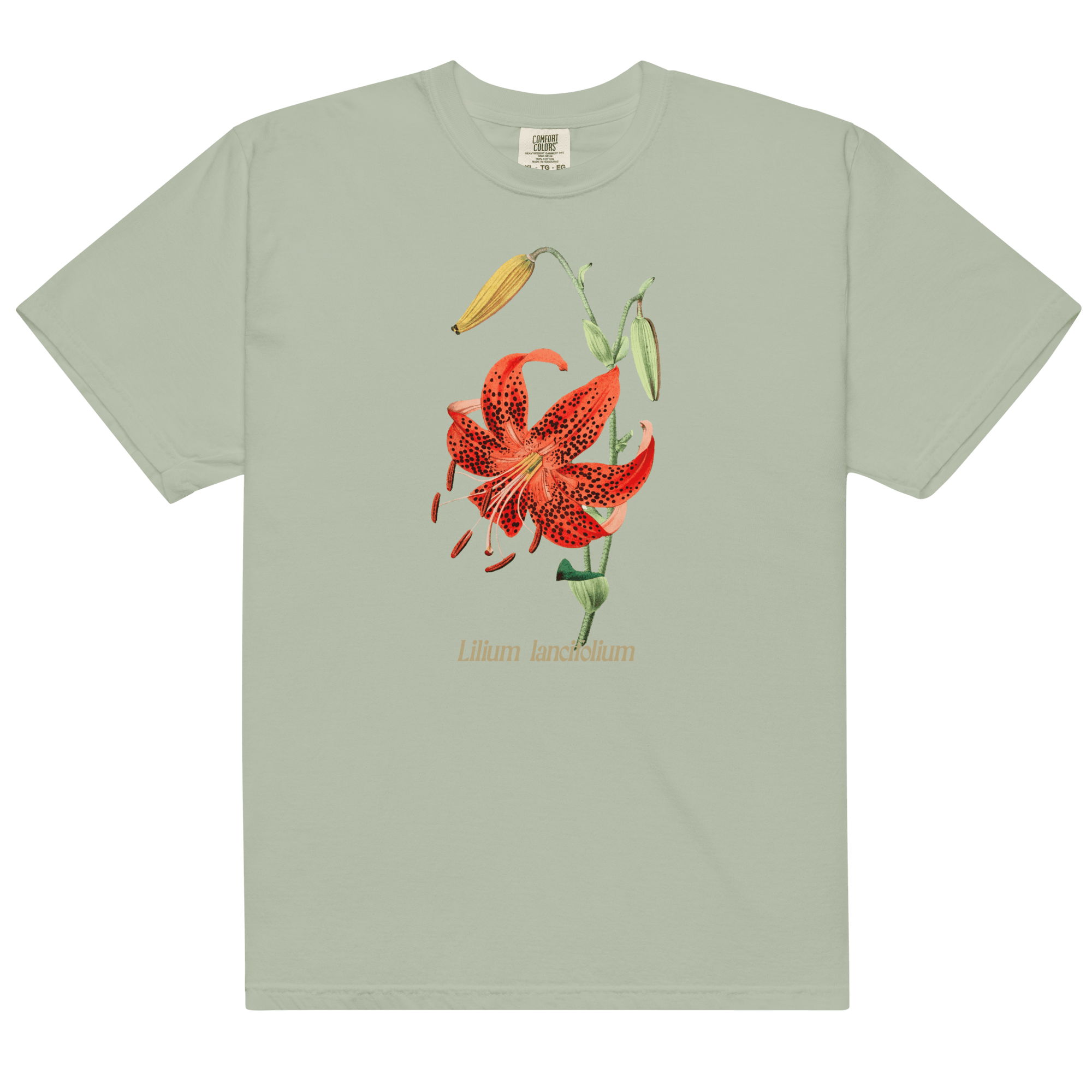 Lilium Lancifolium Tiger Lily Flower Shirt - Polychrome Goods 🍊