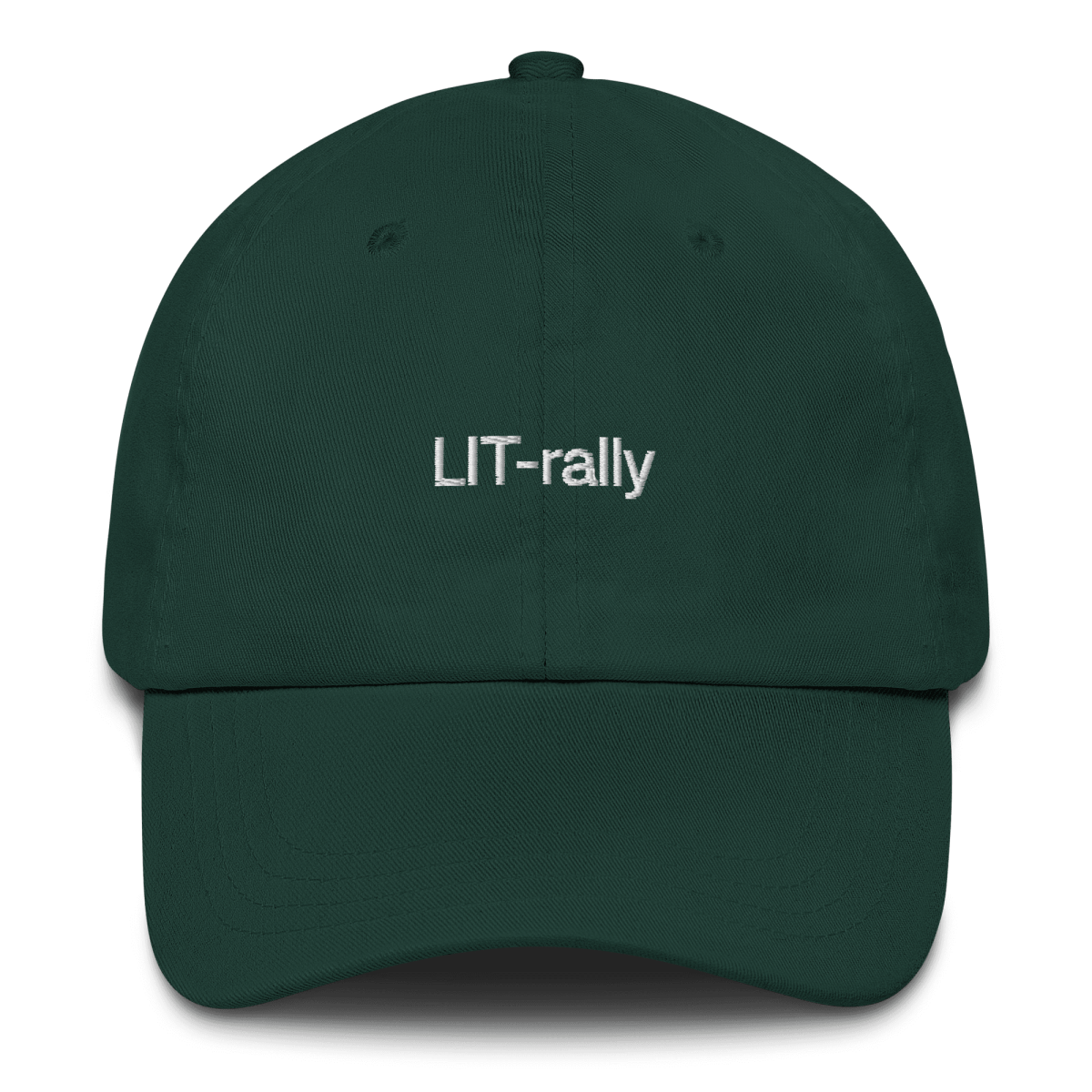 LIT - rally Embroidered Hat - Polychrome Goods 🍊