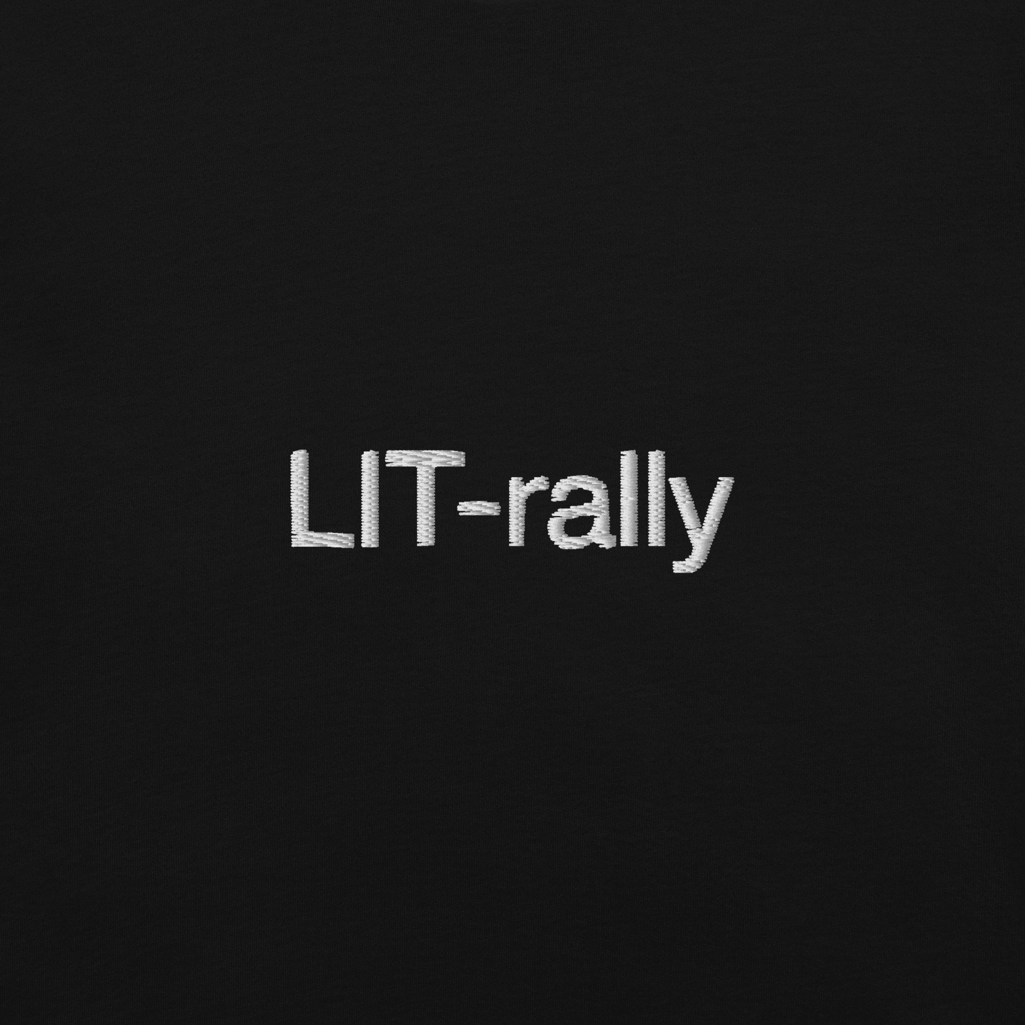 LIT-rally Embroidered Shirt - Polychrome Goods 🍊