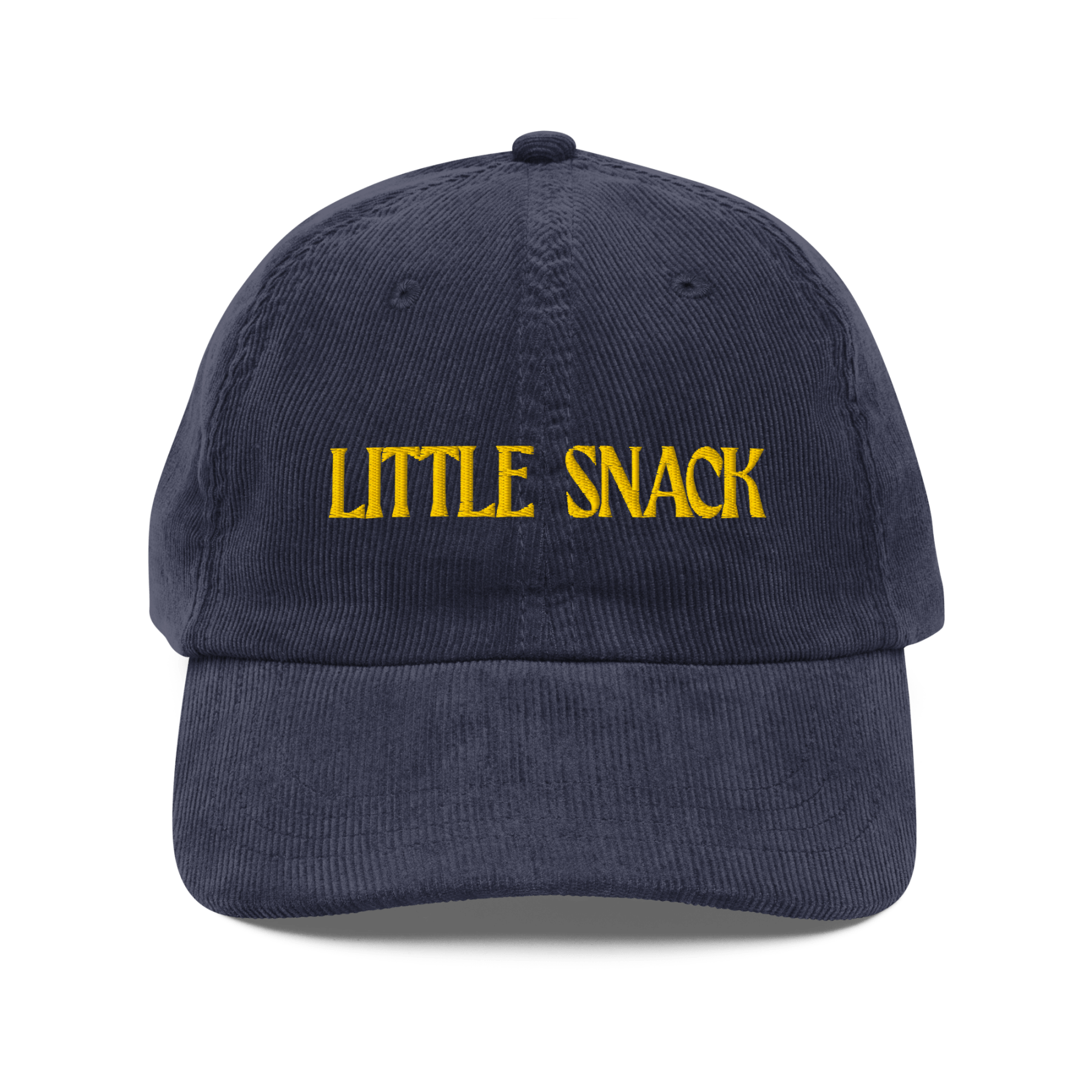 Little Snack Embroidered Corduroy Hat - Polychrome Goods