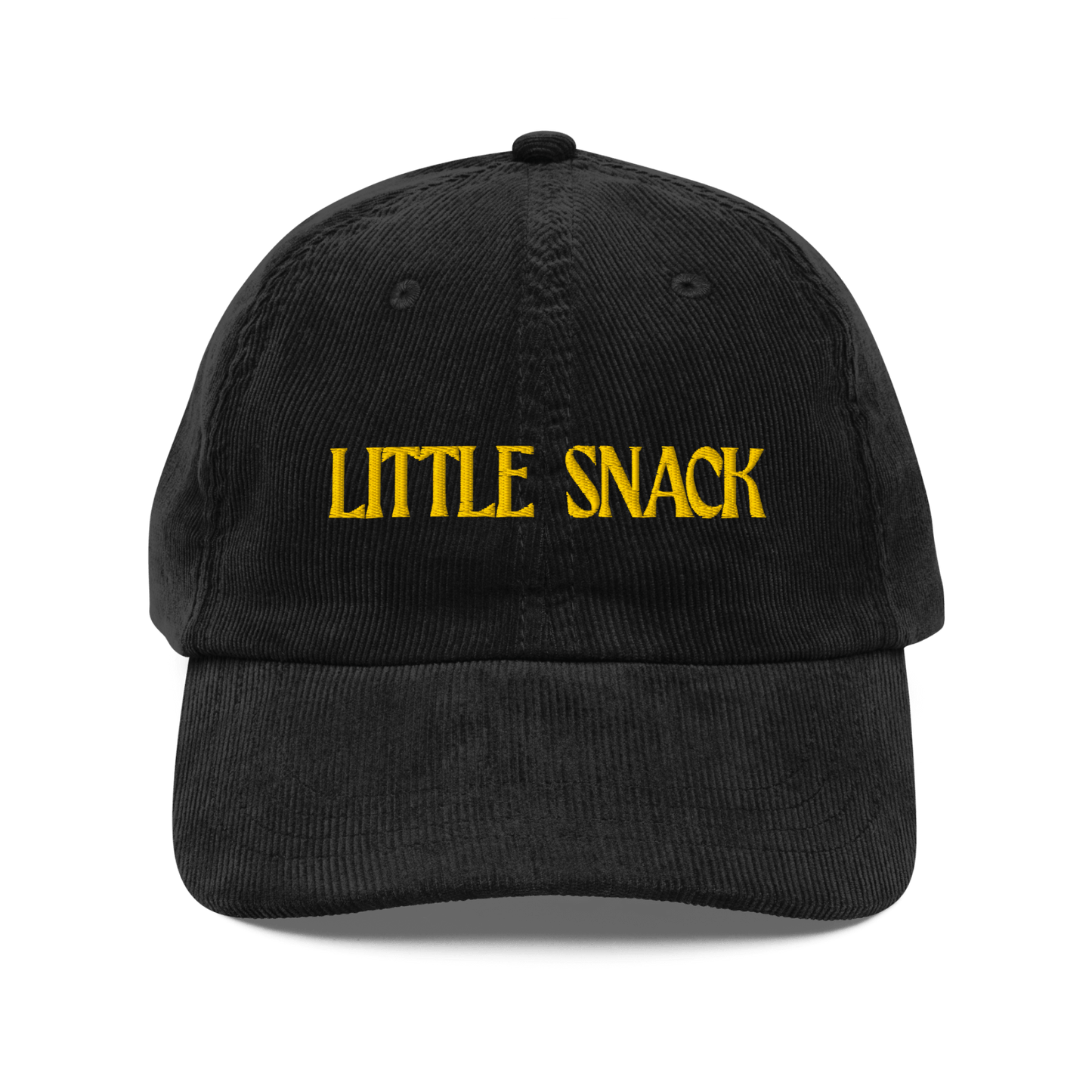 Little Snack Embroidered Corduroy Hat - Polychrome Goods