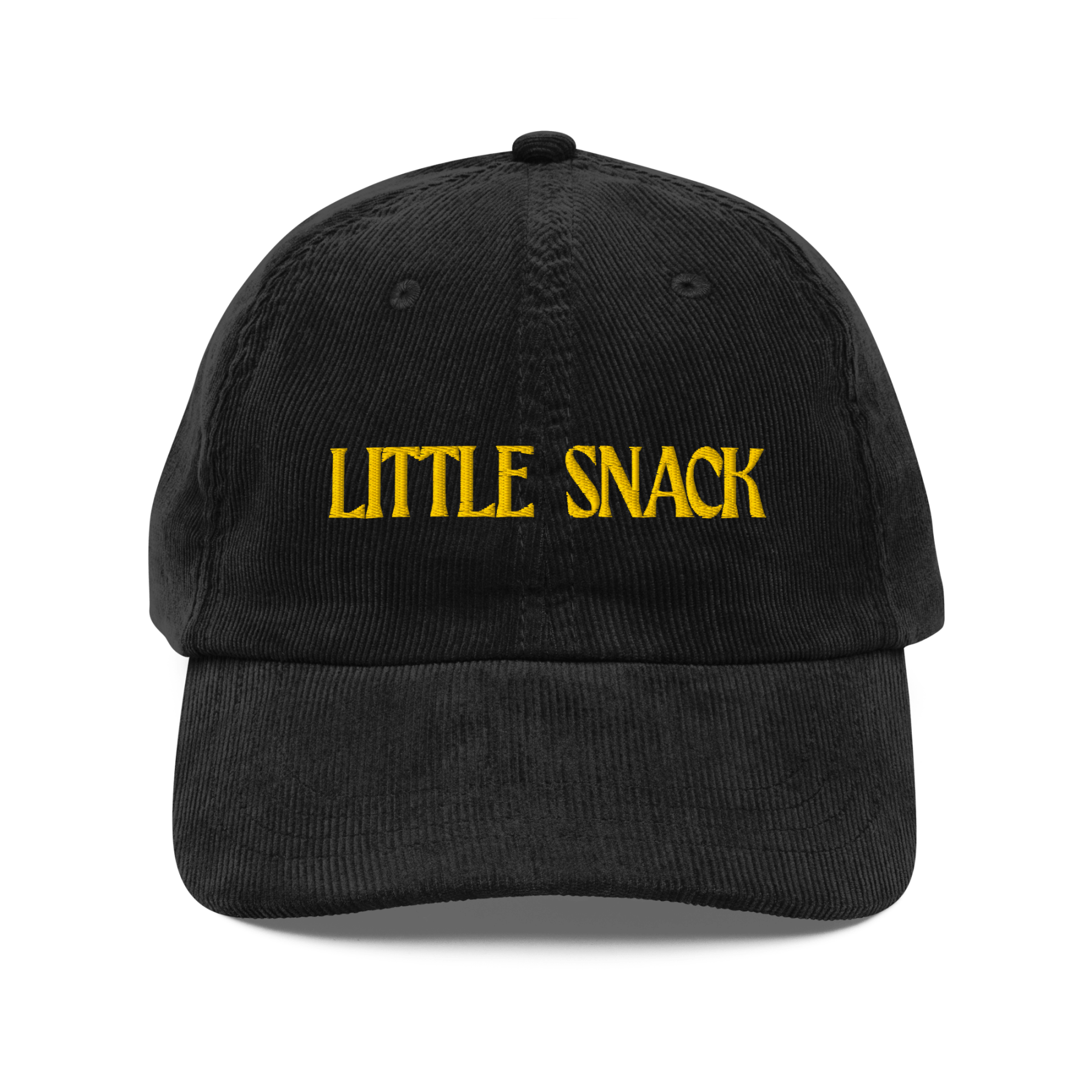 Little Snack Embroidered Corduroy Hat - Polychrome Goods