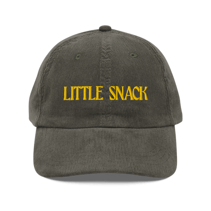 Little Snack Embroidered Corduroy Hat - Polychrome Goods