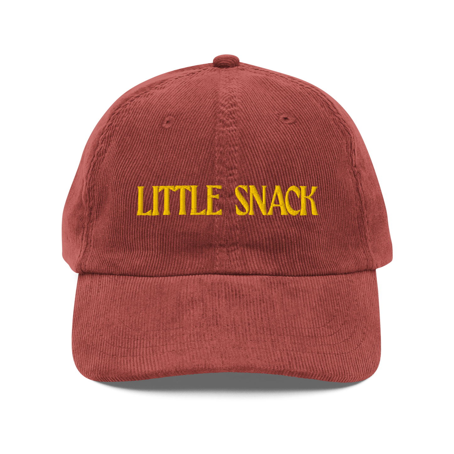 Little Snack Embroidered Corduroy Hat - Polychrome Goods