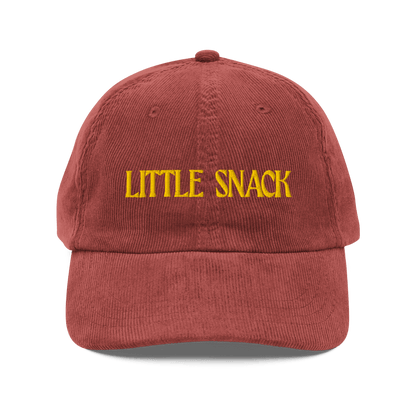 Little Snack Embroidered Corduroy Hat - Polychrome Goods
