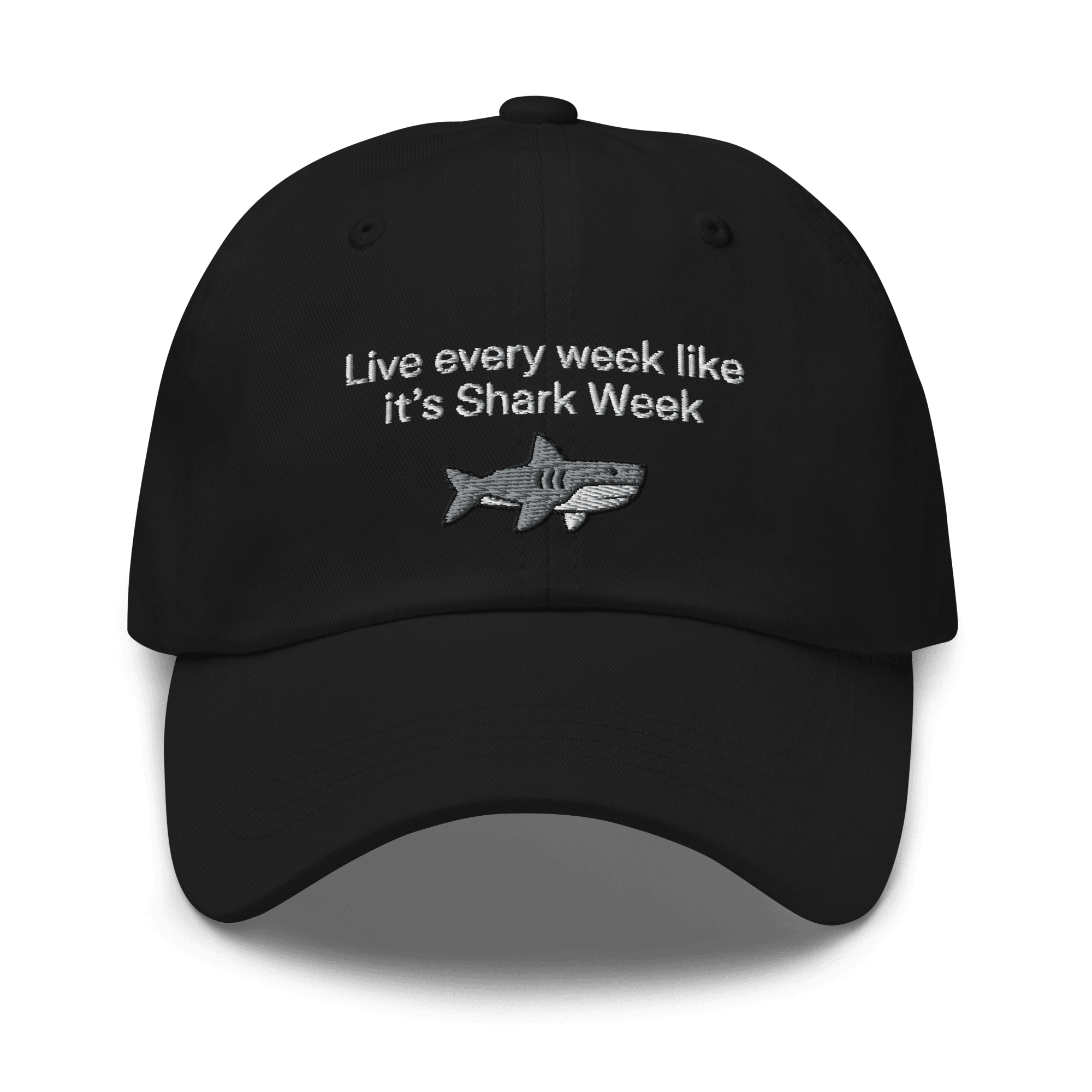 Live every week like it's Shark Week Embroidered Hat - Polychrome Goods 🍊
