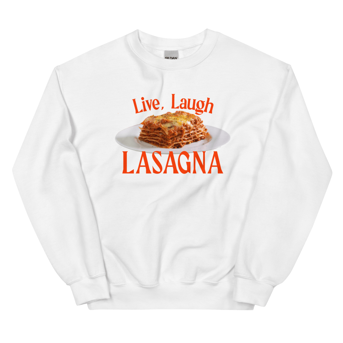 Live, Laugh, Lasagna - Polychrome Goods 🍊