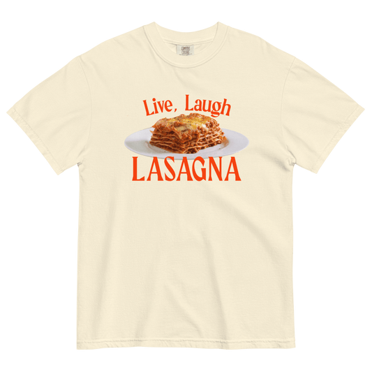 Live, Laugh, Lasagna - Polychrome Goods 🍊