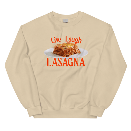 Live, Laugh, Lasagna - Polychrome Goods 🍊