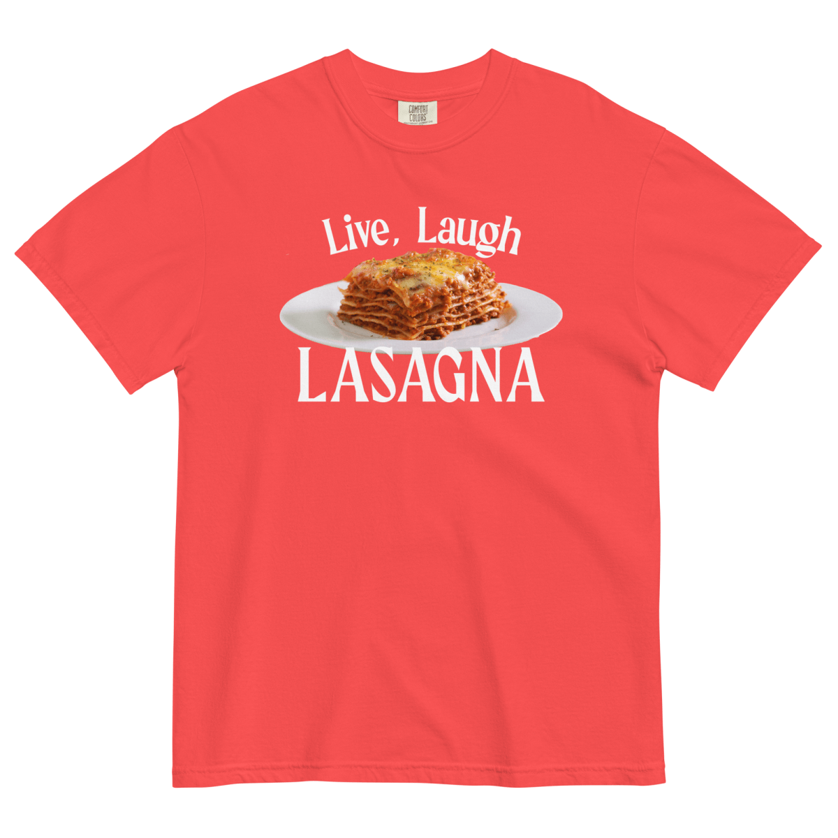 Live, Laugh, Lasagna - Polychrome Goods 🍊